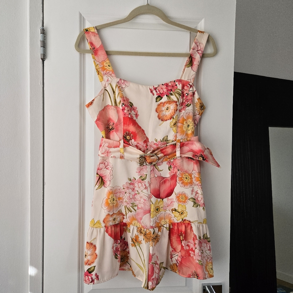 NWT Lavender Brown Tiana romper size S